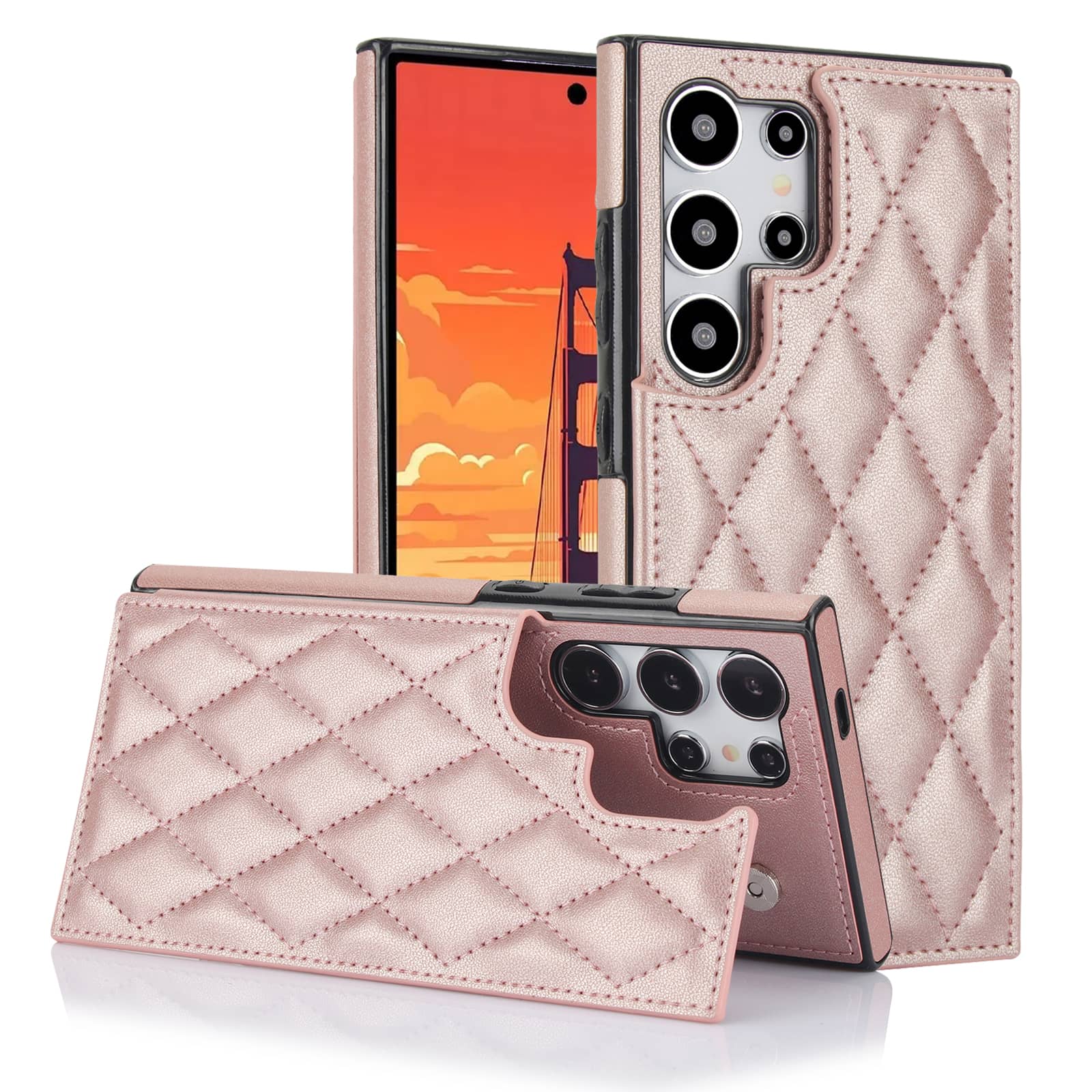 Leather Folio Wallet Case - Чехол для Samsung Galaxy S25 Ultra