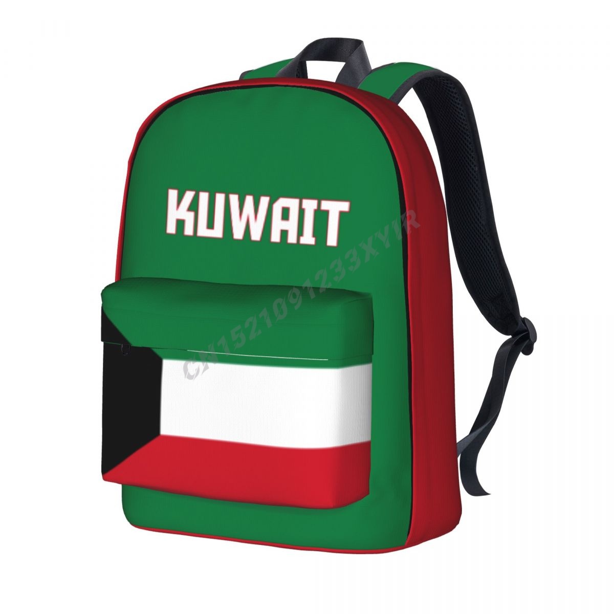 Phone Cases Kuwait - Рюкзак унисекс, флаг Кувейта, Школьная сумка-мессенджер