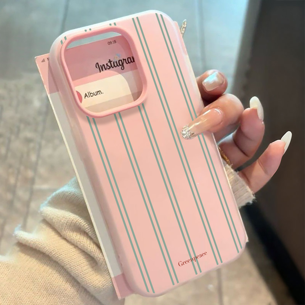 Phone Cases Xiaomi 15T - Роскошный силиконовый чехол с полосатым узором