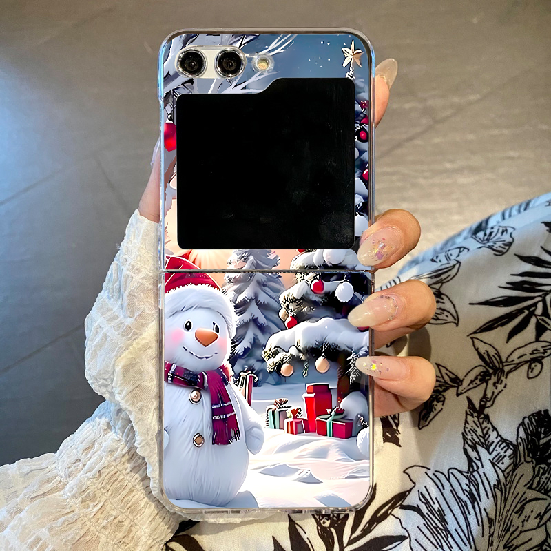 Phone Cases Z Flip 5 - Рождественский чехол для телефона с изображением