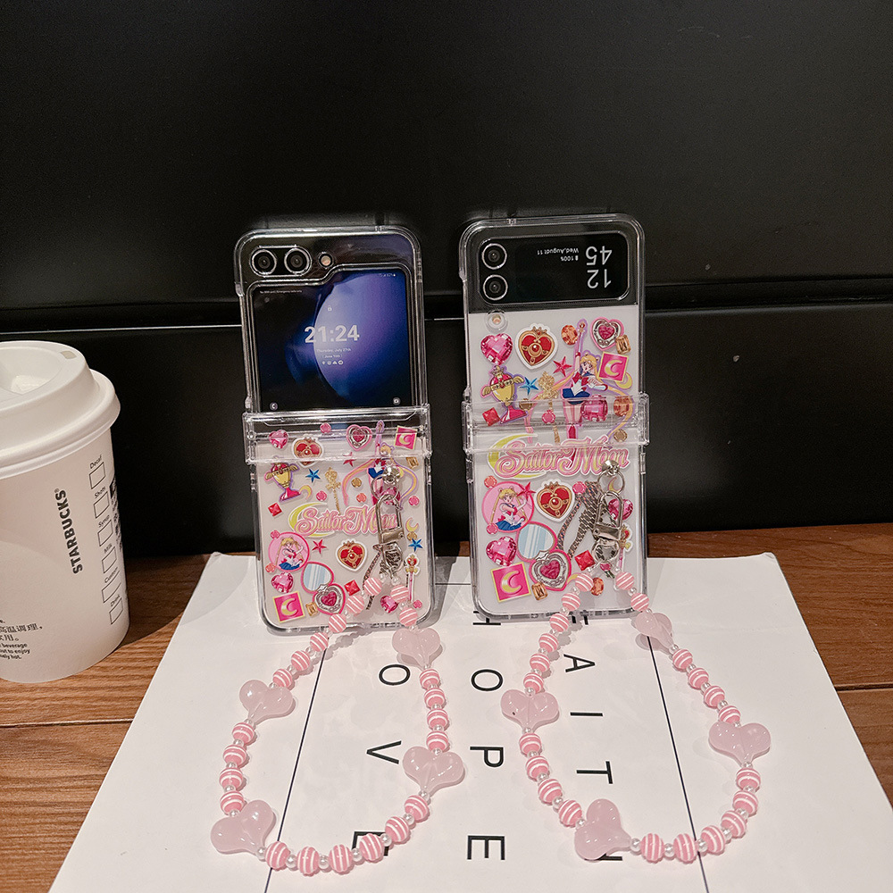 Phone Cases Z Flip 5 - Милый мультяшный чехол для телефона в
