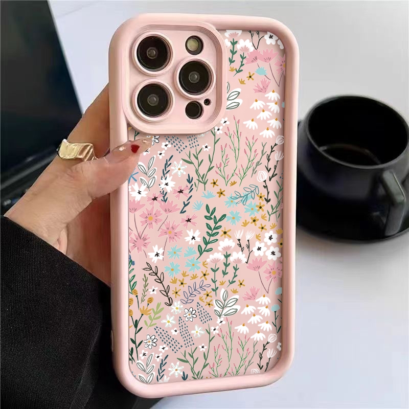 Phone Cases Pink - Розовый чехол для iPhone с цветочным