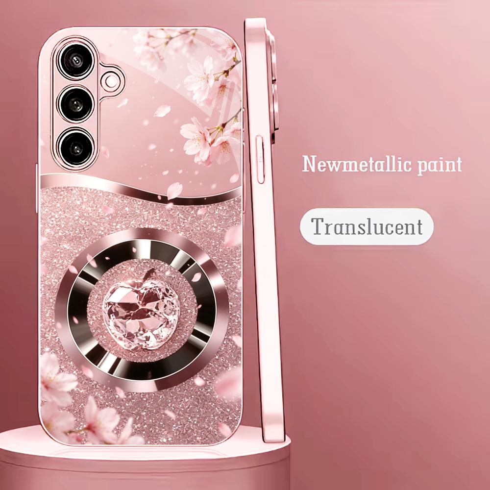 Phone Cases Quad Lock - Модный чехол для телефона Blossom Glitter
