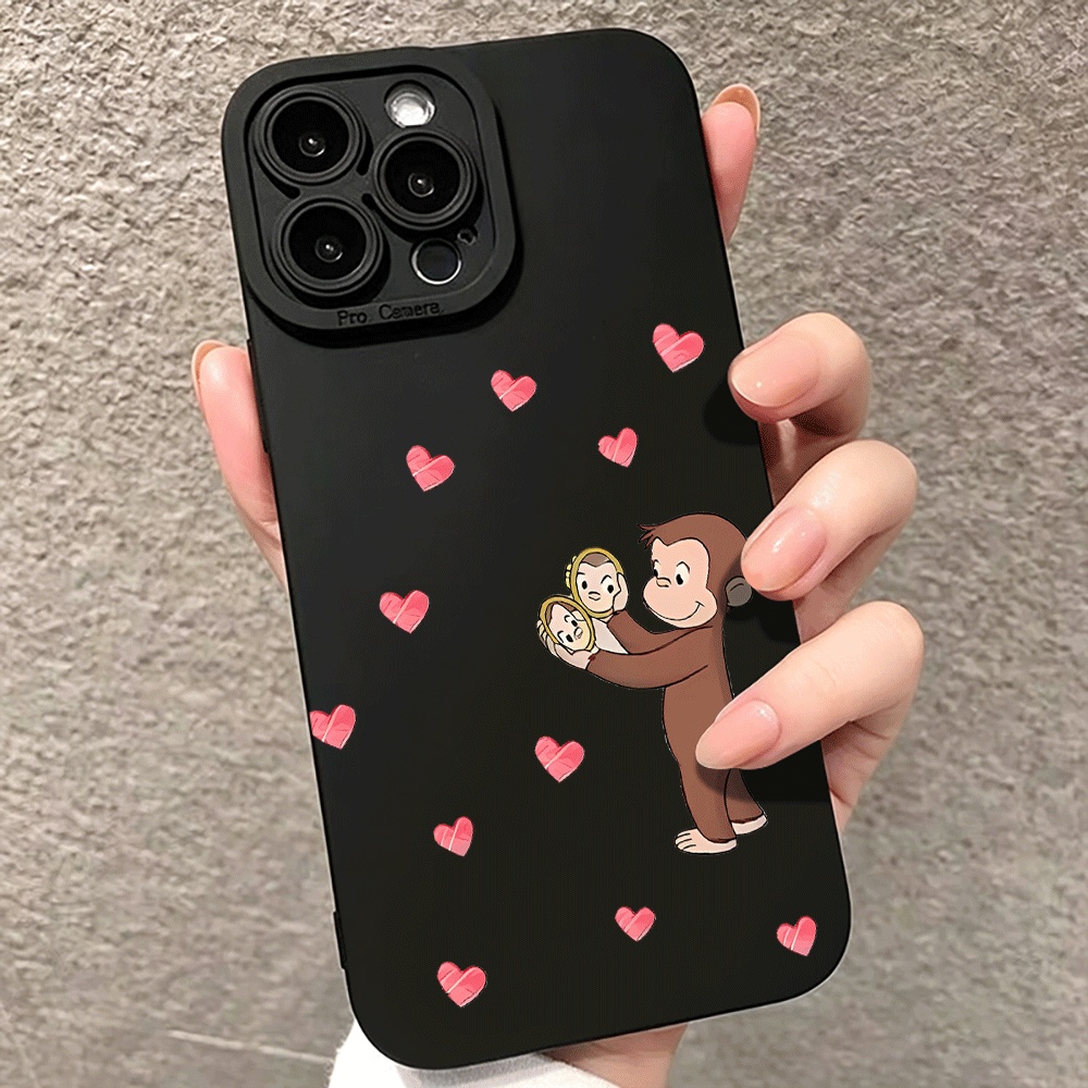 Phone Cases Pink - Чехол для телефона с рисунком обезьяны