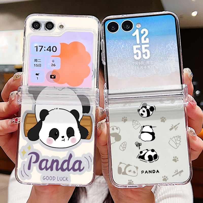 Phone Cases Z Flip 5 - Чехол для телефона с рисунком панды