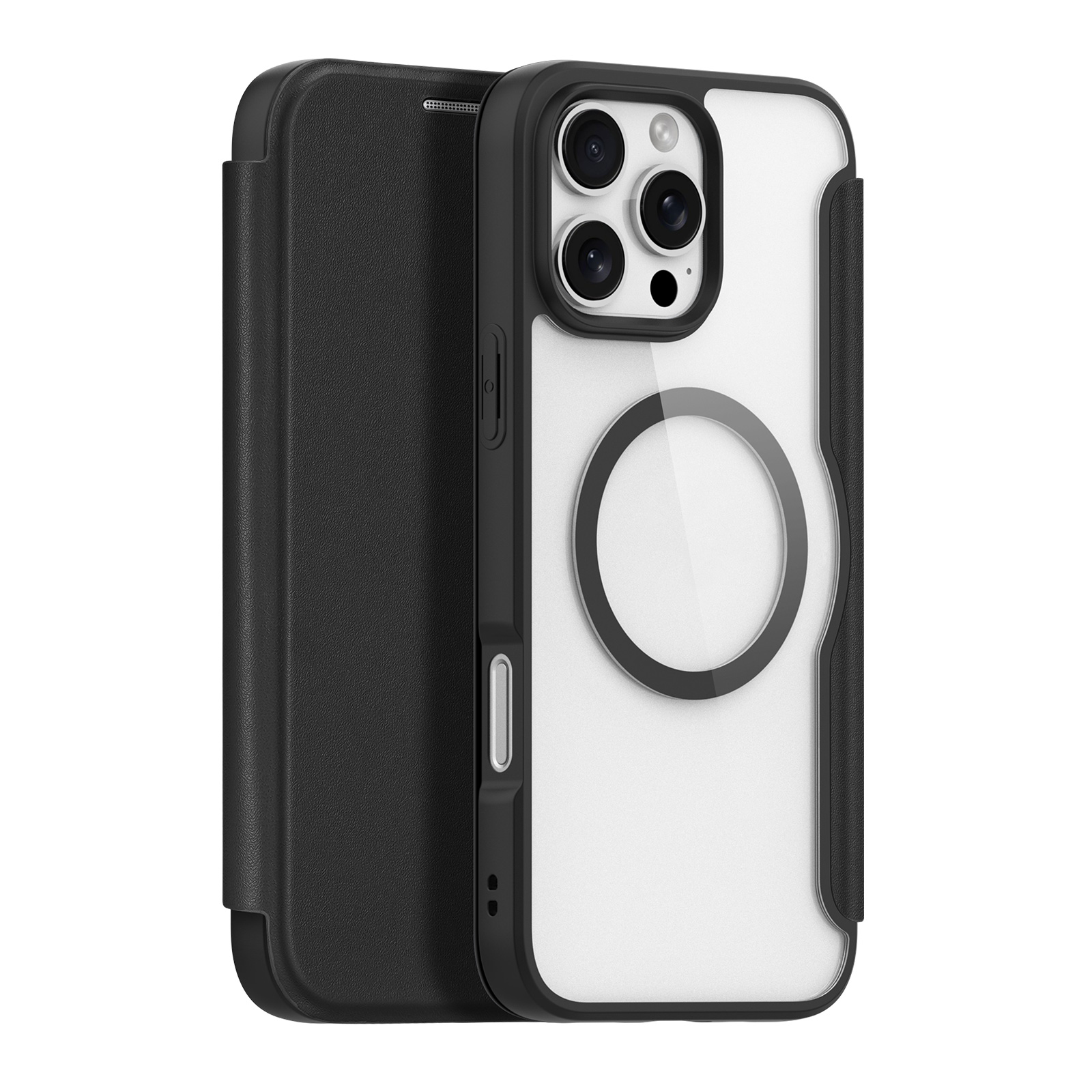 Leather Folio Wallet Case - Чехол-книжка DUX DUCIS для iPhone 16