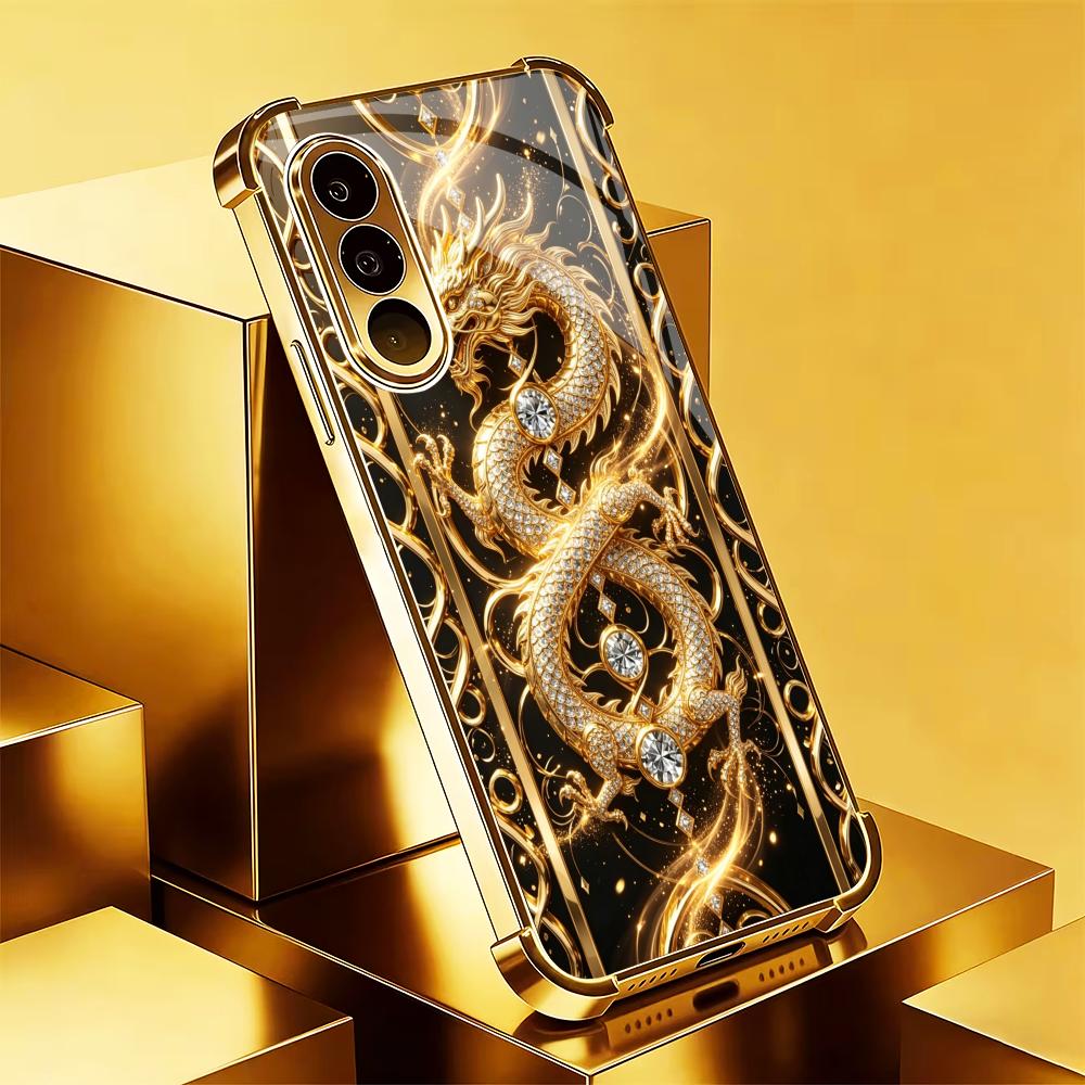 Phone Cases Quad Lock - Элитный золотой чехол для телефона с