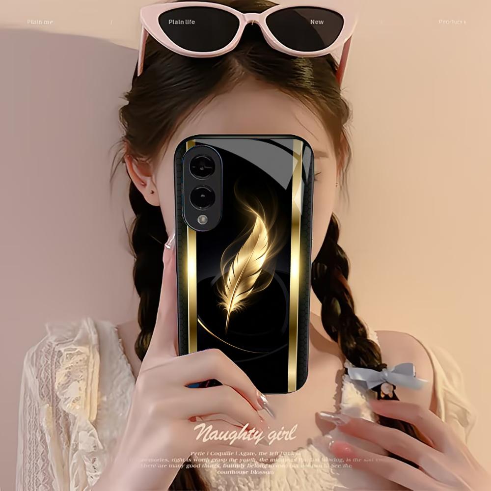Блестящий золотой чехол с перь – обзор и цена Phone Cases Quad Lock