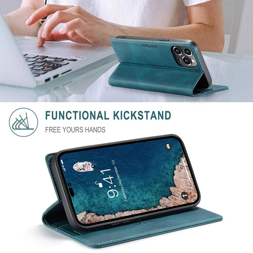 Кожаные чехлы для IPhone 16 15 – обзор и цена Leather Folio Wallet Case