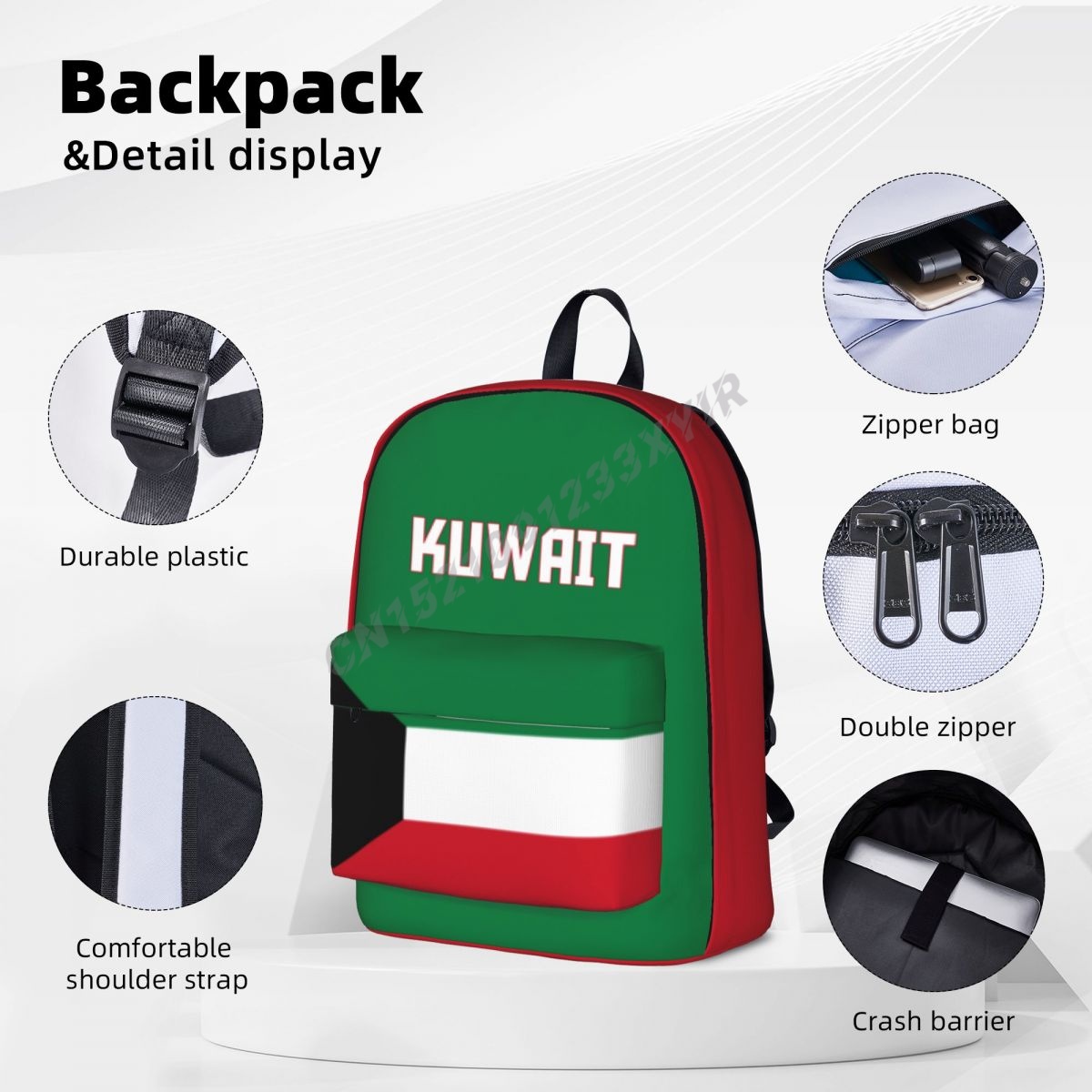 Рюкзак унисекс, флаг Кувейта,  – обзор и цена Phone Cases Kuwait