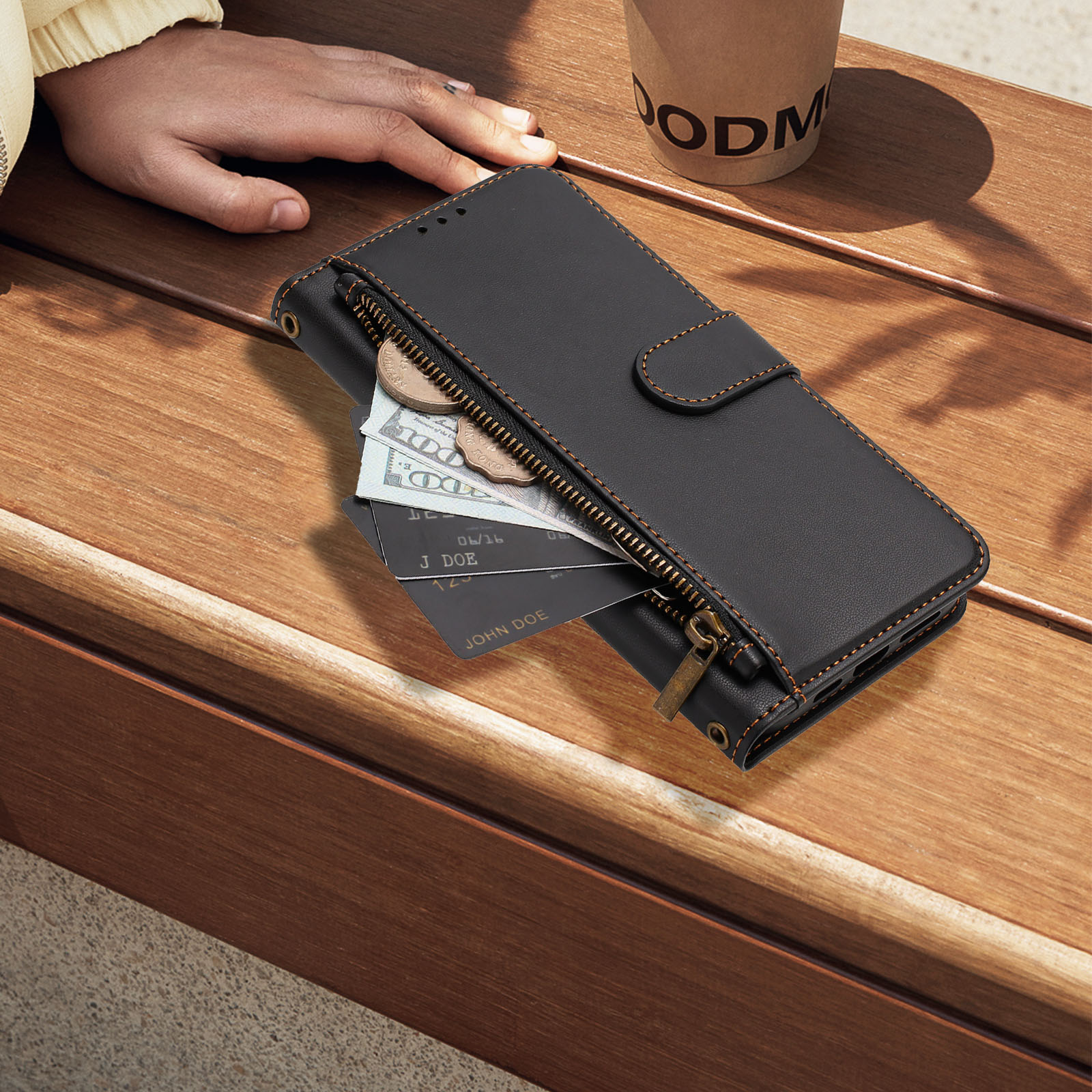 Магнитный кожаный чехол-кошеле – обзор и цена Leather Folio Wallet Case