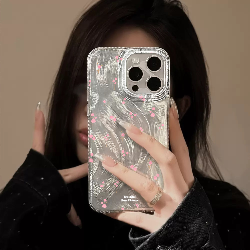 Простой розовый чехол с цветам – обзор и цена Phone Cases Pink