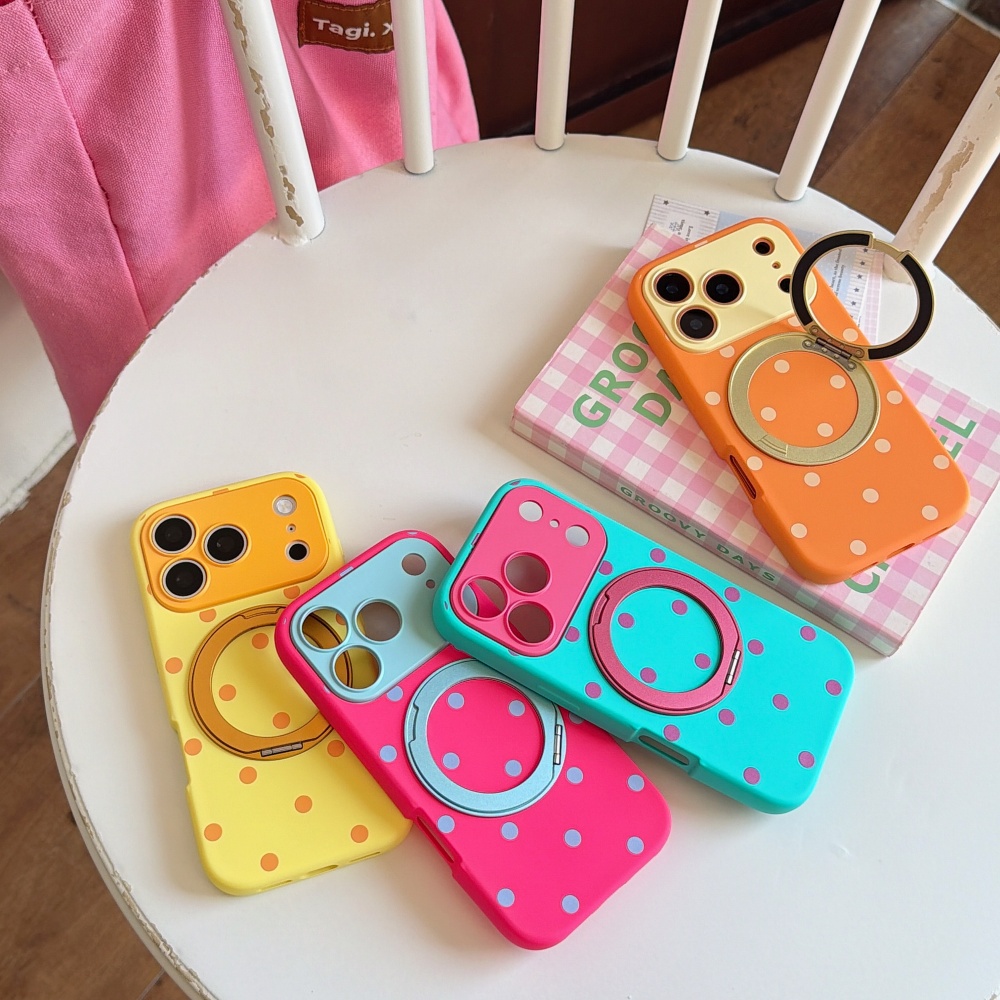 INS Polka Dot Magnetic 360 °   – обзор и цена Phone Cases With Stand