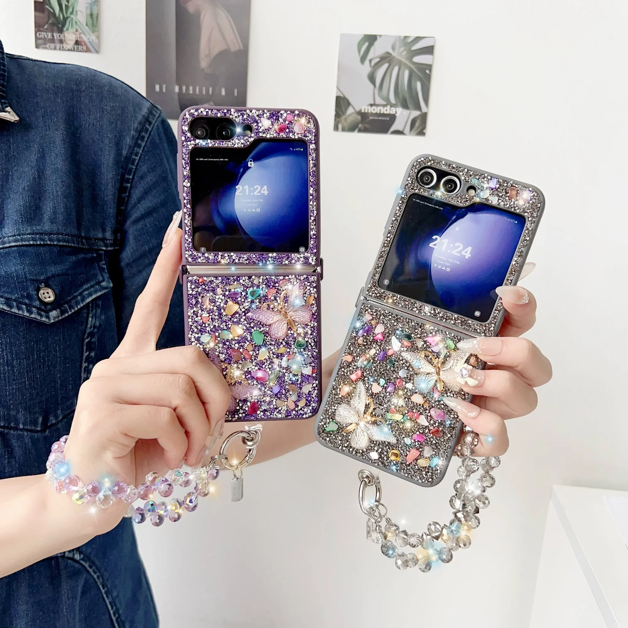 Роскошный блестящий чехол для  – обзор и цена Phone Cases Z Flip 5