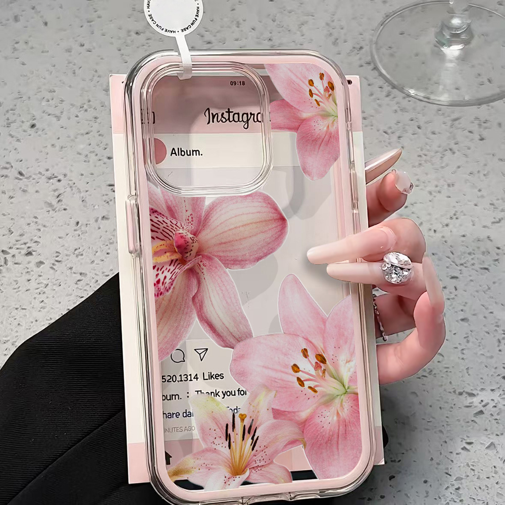 Прозрачный силиконовый чехол с – обзор и цена Phone Cases Pink