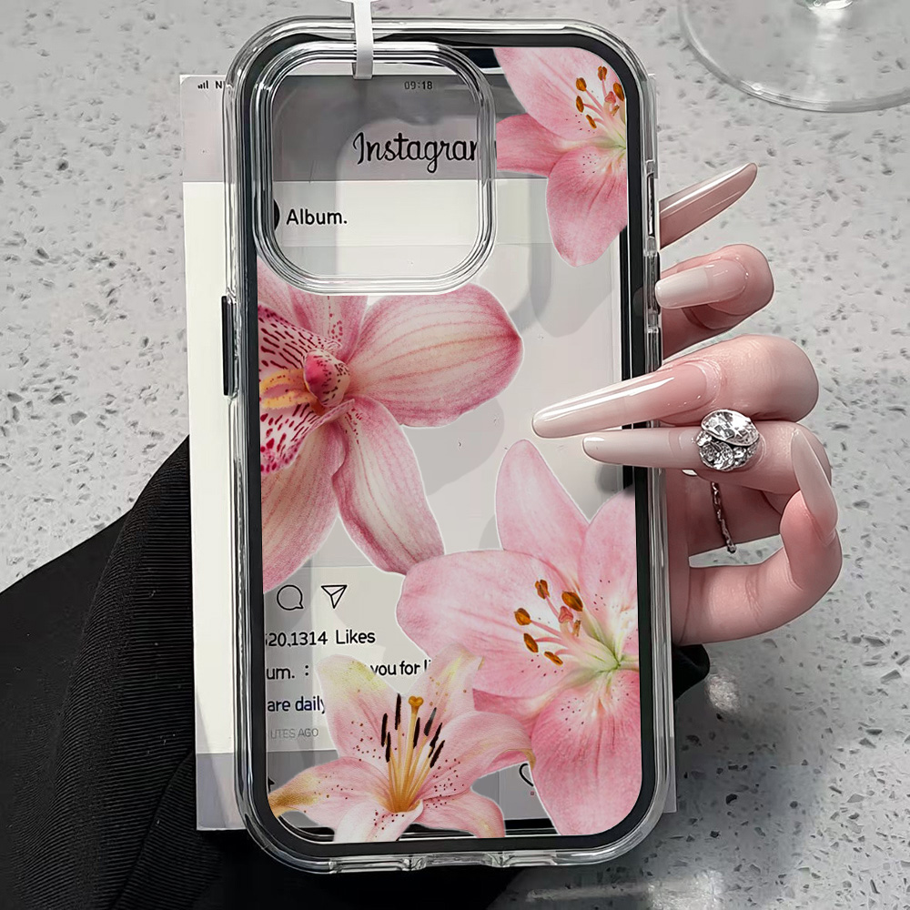 Прозрачный силиконовый чехол с – обзор и цена Phone Cases Pink