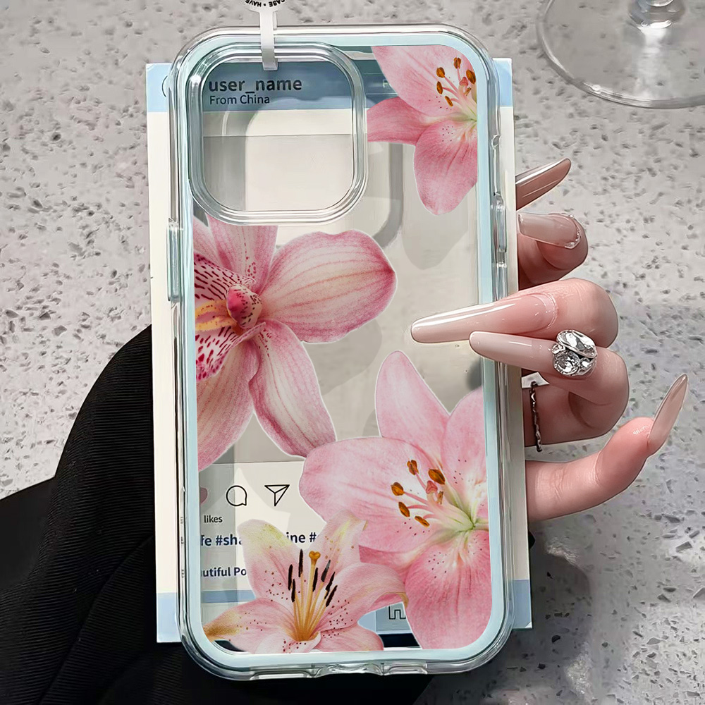 Прозрачный силиконовый чехол с – обзор и цена Phone Cases Pink
