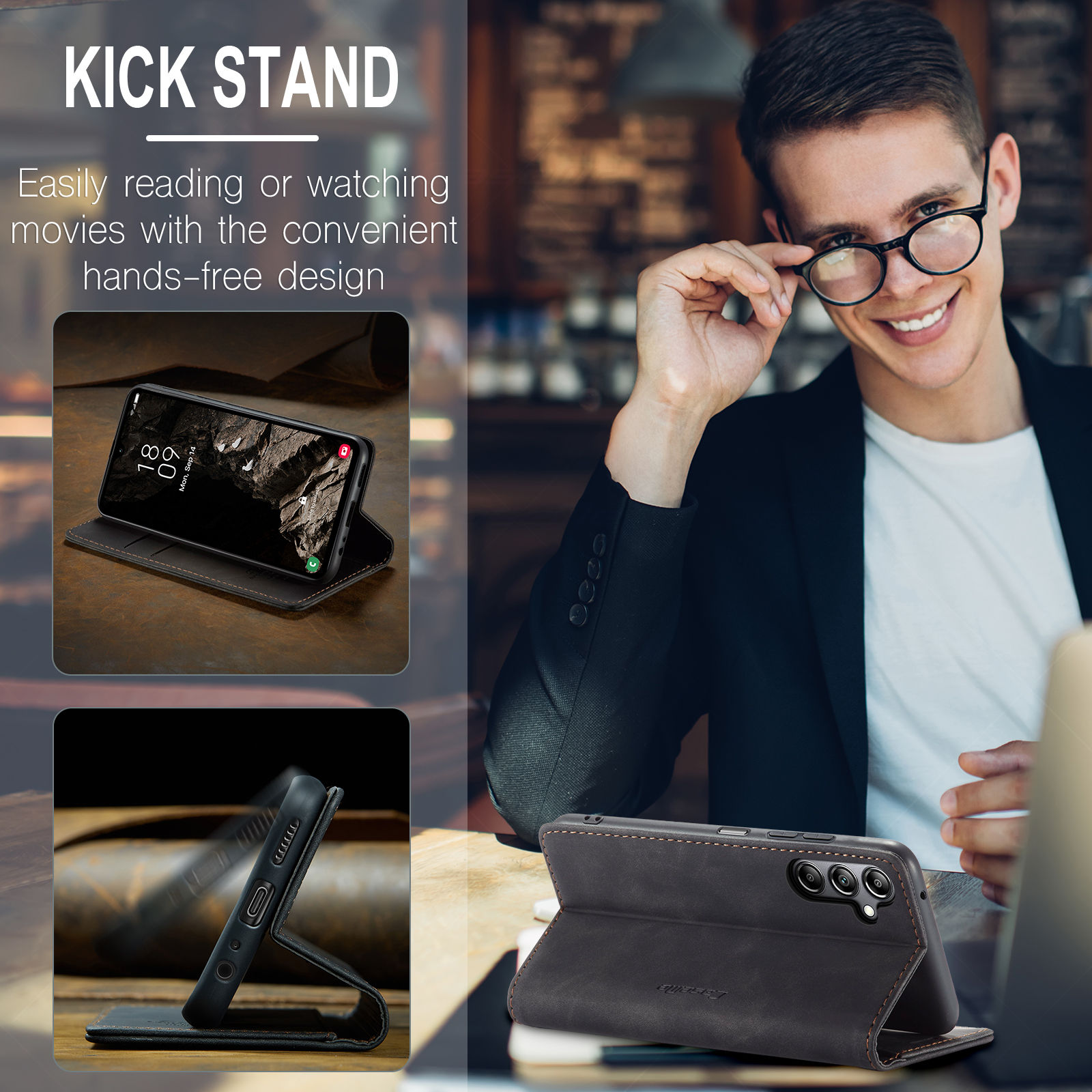 Флип-чехол-кошелек для Samsung – обзор и цена Leather Folio Wallet Case
