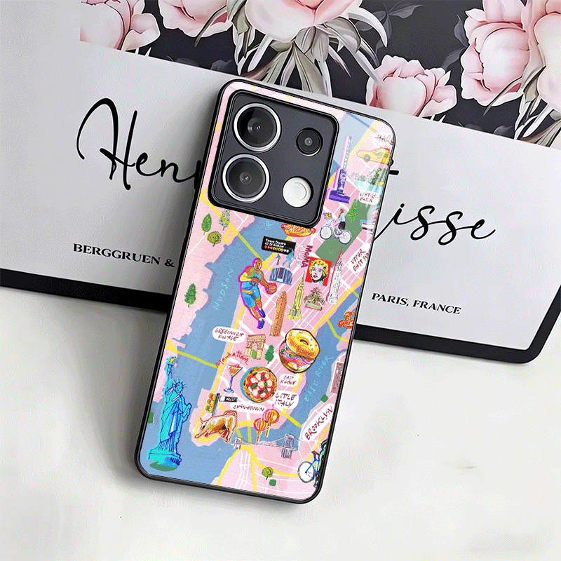 Стеклянный чехол для телефона  – обзор и цена Phone Cases York