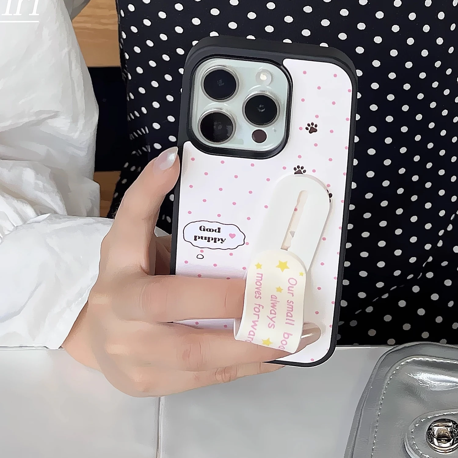 INS Pink Wave Point Good Puppy – обзор и цена Phone Cases With Stand