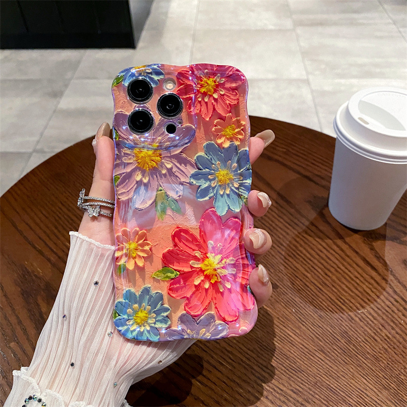 Ретро синий свет, картина масл – обзор и цена Phone Cases Drawing