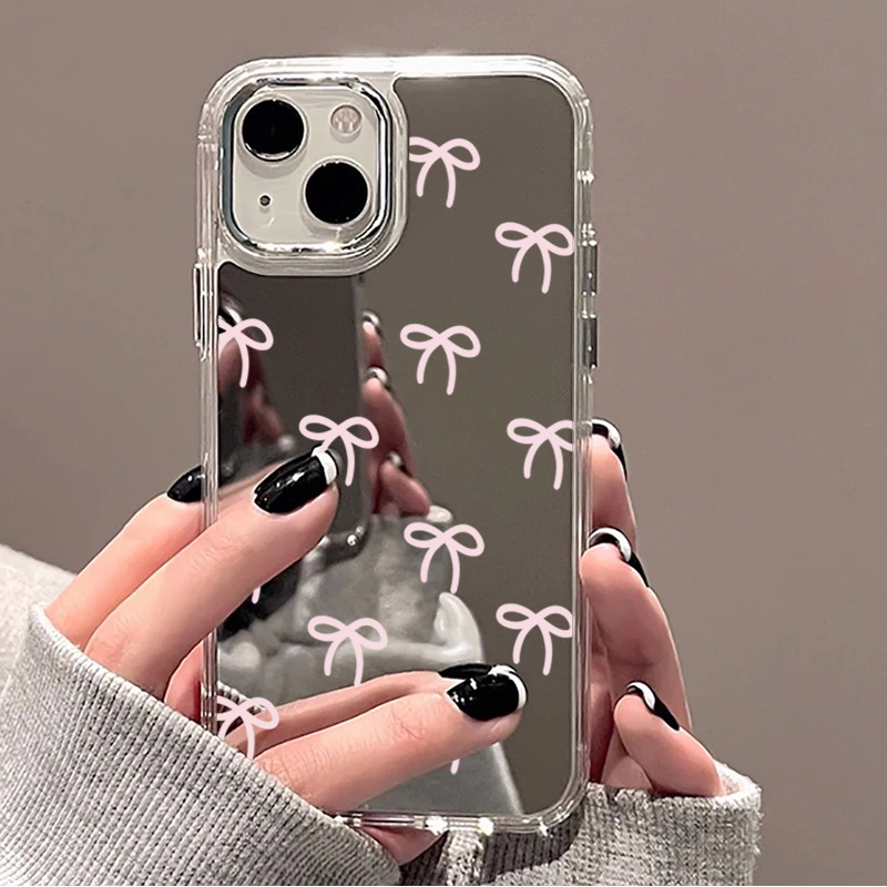 Милый розово-черный чехол-зерк – обзор и цена Phone Cases Pink